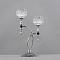 2650/2-Ch Настольная лампа хром G9x2 ELVAN от интернет магазина Elvan.ru