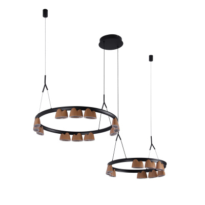 4266-21P, подвесная люстра, L875xW600xH400/1610, LEDx95W, 4085LM, 4000K, included