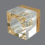 40261C/1-G-4-Сl-Gl Светильник точечный золотой-прозрачный от интернет магазина Elvan.ru