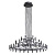 Подвесная люстра Arte lamp EMPIRE A2482SP-84BK