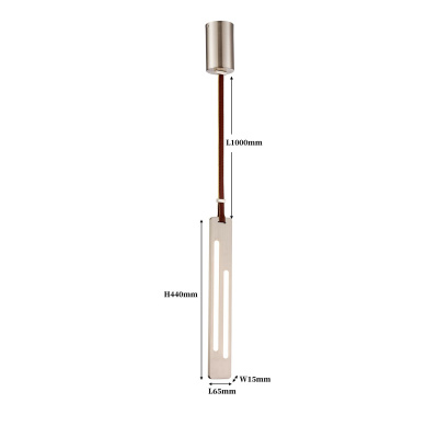 4218-1P, подвес, L65xW10xH600/1600, LEDx17W, 800LM, 3000K, included