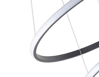 Светильник ZORTES RINGOLIGHT ZRS.33321.63C, Мощность - 63Вт, Тип лампы: LED, В - 1500мм / Ш - ø400/ø600мм