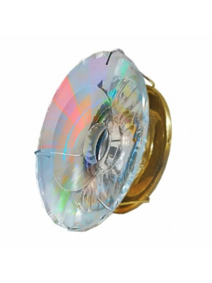 40204-MR16-5.3-Cl-GlMulti  Светильник точечный прозрачный-золотой от интернет магазина Elvan.ru