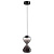 5092/4L PENDANT ODL25 415 черный/прозрачн/дымчатый градиент/металл/стекло Подвес LED 4W 4000K 388Лм GLESSI