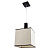 Светильник Arte Lamp QUADRO A4402SP-1BK