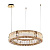 4204-6P, подвесная люстра, D600xH120/1500, LEDx60W, 6000LM, 3000K, included