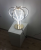 8268/6-24W-3500K Лампа настольная светодиодная белая+хром ELVAN от интернет магазина Elvan.ru