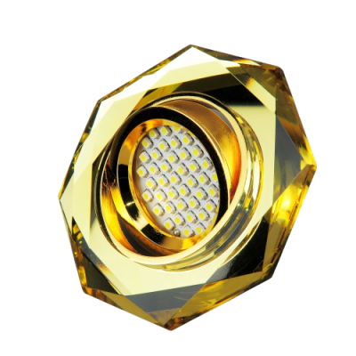 8140-MR11-5.3-Yl-Gl Светильник точечный желтый-золотой от интернет магазина Elvan.ru