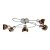 Потолочная люстра Arte Lamp ILLUSIONE A6125PL-5SS