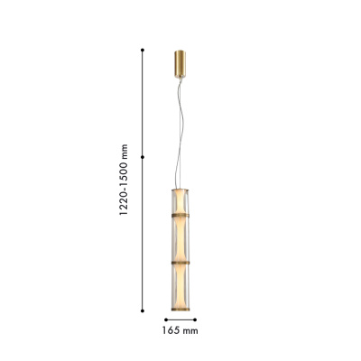4244-3P, подвес, L1090xW165xH295/1800, LEDx28W, 730LM, 4000K, included