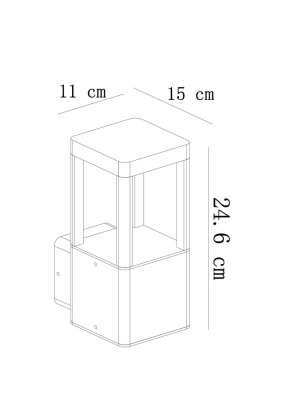 Фасадный светильник Arte Lamp PHERKAD