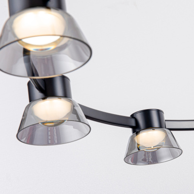4247-12P, подвесная люстра, D1000xH1200/1500, 12xLEDx5W, 1440LM, 4000K, included