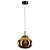 5097/4LA PENDANT ODL25 421 черный/золотой/металл/стекло Подвес LED 4W 4000K 388Лм VASO