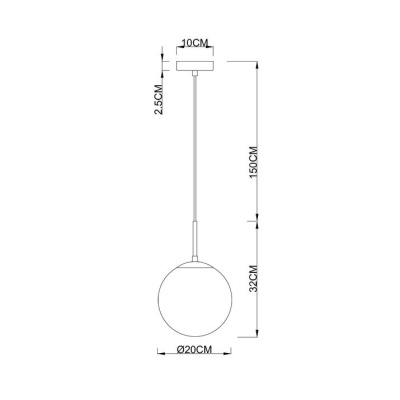 Подвесной светильник Arte Lamp Volare A1563SP-1BK
