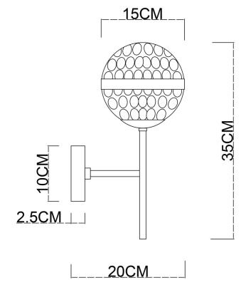 Бра Arte Lamp DELACRUA