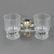 98410GP Держатель 2-х стаканов со стеклом ELVAN от интернет магазина Elvan.ru