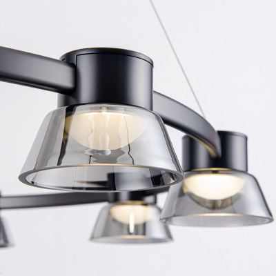 4247-9P, подвесная люстра, D800xH1200/1500, 9xLEDx5.5W, 1080LM, 4000K, included