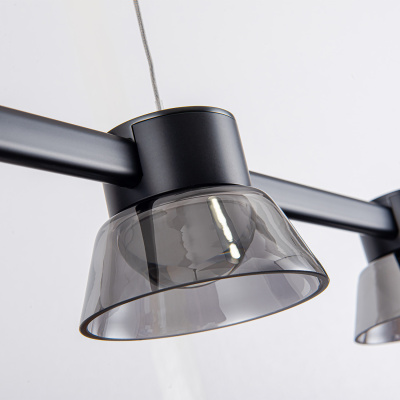 4247-5P, подвесная люстра, L1180xW100xH1200/1800, 5xLEDx6W, 600LM, 4000K, included