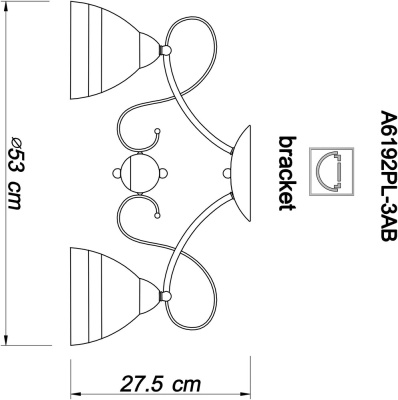 Потолочная люстра Arte Lamp NOEMI