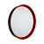 7710/DL COLOR SN 157 Светильник пластик/белый/красный LED 48Вт 4000К D407 IP43 TUNA RED