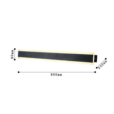 4044-1W, уличный светильник, D50xL800xW80, LEDx18W, 1440LM, 4000K, IP67, included