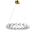 Люстра  подвесная ZORTES KRANZ ZRS.1585.18, Мощность - 80Вт, Тип лампы: LED, В -1580мм / Ш - 640мм / Ш - ø640мм