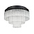 6576/11CR CLASSI LN24 черный/прозрачный/металл/стекло Люстра потолочная G9 11*20W 220V SPIRALS