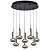 4284-8P, подвесная люстра, D520xH2000, 8xLEDx9W, 3600LM, 4000K, included