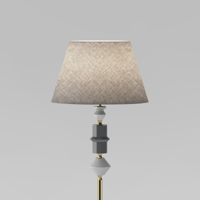 Торшер с декором из керамики 