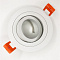 111R-1хMR16-5.3-Wh Cветильник точечный белый от интернет магазина Elvan.ru