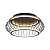 4435-2C, потолочный светильник, D400xH210, LEDx40W, 4300LM, 3000-6000K, included, remote control