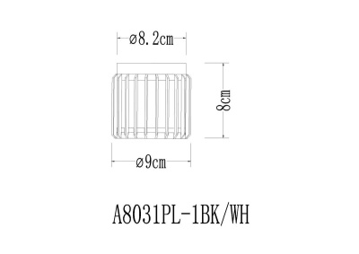 Потолочный светильник Arte Lamp Atria A8031PL-1BK