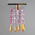 70197-GY-5.3-Pk-Gl  Cветильник точечный розовый-золотой от интернет магазина Elvan.ru