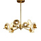 4664/10-80W-Gl Люстра светодиодная потолочная золото от интернет магазина Elvan.ru