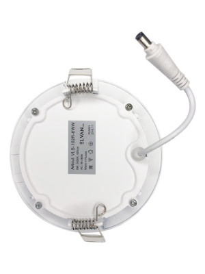 102R-6W-3000K-Wh Cветильник светодиодный встраиваемый КОМПЛЕКТ 5 штук