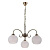 Подвесная люстра Arte Lamp A9317LM-3AB