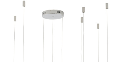 Светильник ZORTES RINGOLIGHT ZRS.33322.75F, Мощность - 75Вт, Тип лампы: LED, В - 1500мм / Ш - ø200/ø400/ø600мм