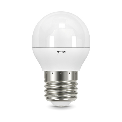 Светодиодная лампа Gauss Шар 6,5W 550Lm 4100K E27 105102207