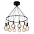4378-12P, подвесная люстра, D650xH760, 12xLEDx3.5W, 2795LM, 4000K, CRI>90, included