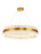 112-400-76W-Gl Люстра подвесная светодиодная золото ELVAN от интернет магазина Elvan.ru
