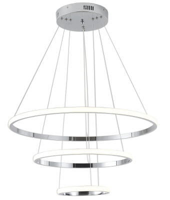 Светильник ZORTES RINGOLIGHT ZRS.33321.120C, Мощность - 120Вт, Тип лампы: LED, В - 1500мм / Ш - ø400/ø600/ø800мм