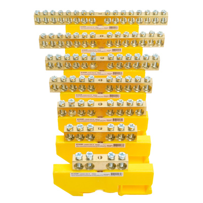 Шины N, PE, PEN, L, кросс-модули STEKKER LD555-812-10