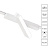 Магнитный трековый светильник Arte Lamp RAPID A6160PL-1WH