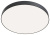 5378-30W+5W-4000K/3000K-Bk Люстра потолочная светодиодная песочно черная ELVAN от интернет магазина Elvan.ru