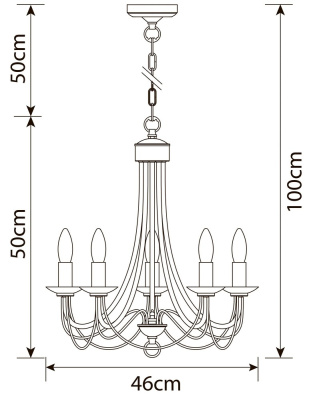 Люстра Arte Lamp MAYPOLE