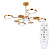 Люстра на штанге Arte Lamp SIENNA A1363PL-8PB