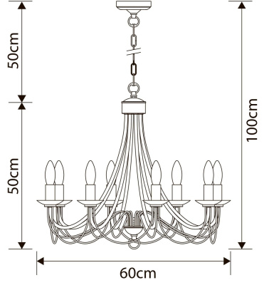 Люстра Arte Lamp MAYPOLE