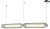 Светильник ZORTES CIRCON ZRS.90610.25, Мощность - 25Вт, Тип лампы: LED, В -600мм/400мм / Ш - ø120мм