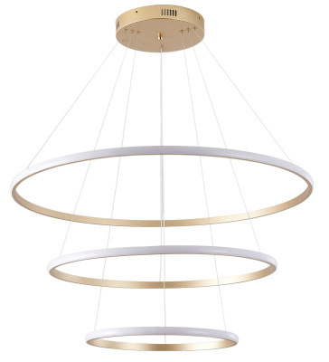 Светильник ZORTES RINGOLIGHT ZRS.33325.75C, Мощность - 120Вт, Тип лампы: LED, В - 1500мм / Ш - ø400/ø600/ø800мм