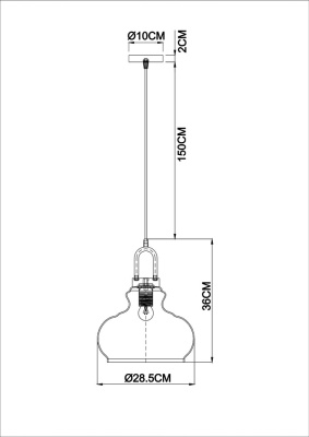 Подвесной светильник Arte Lamp BELL